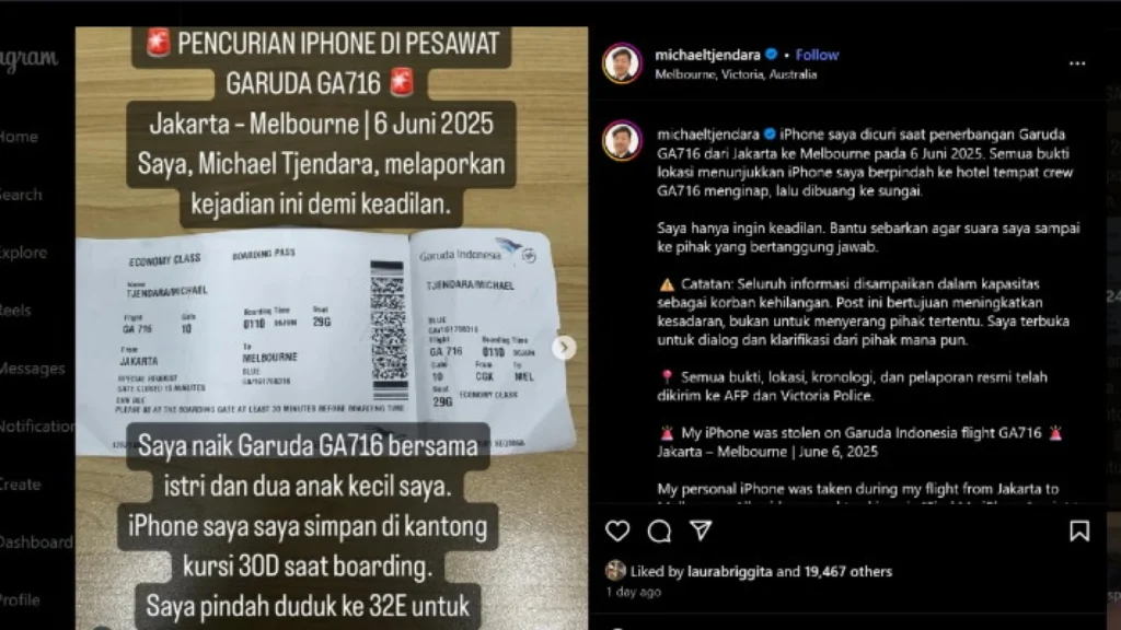 Insiden Penumpang Garuda Indonesia: Kehilangan iPhone yang Menghebohkan